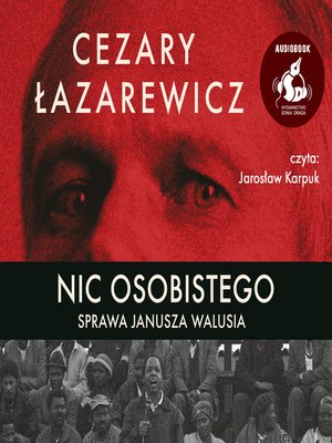 cover image of Nic osobistego
